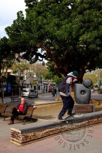 Badalona church curbs skate spot
