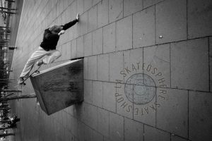 Wall old school tricks skate spot