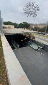 Gap metro Cuitadella Vila Olimpica skate spot